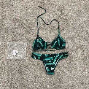 Stylish Green Bikini Set